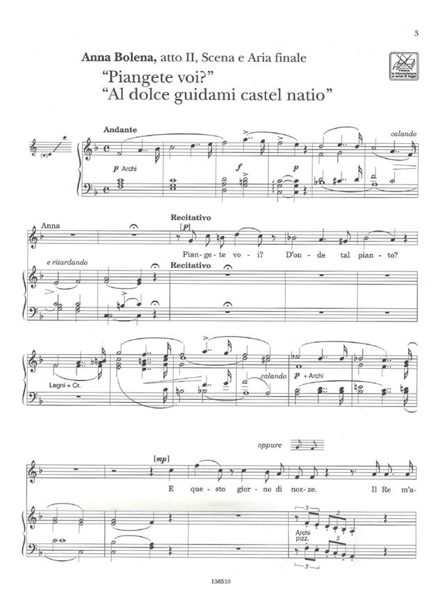 Arie Per Soprano - pro zpěv a klavír
